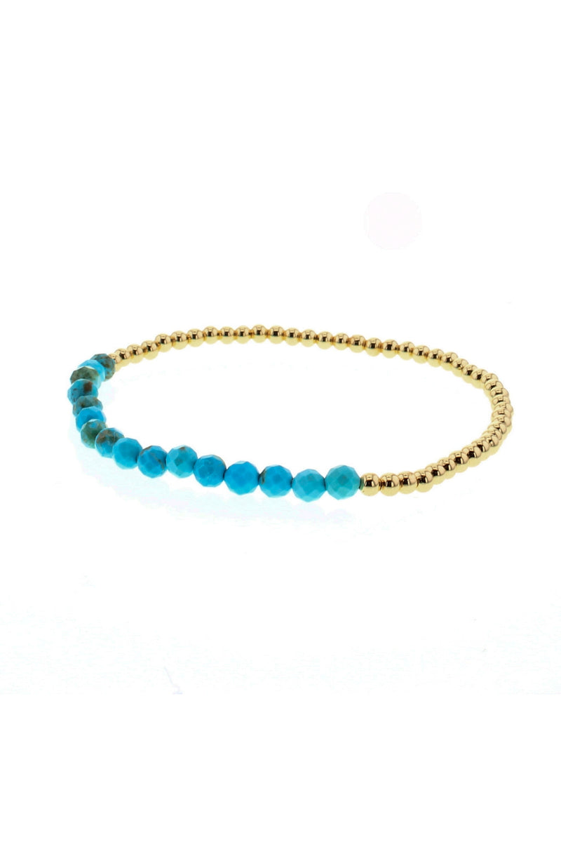 Gold Birthstone Stacking Bracelets