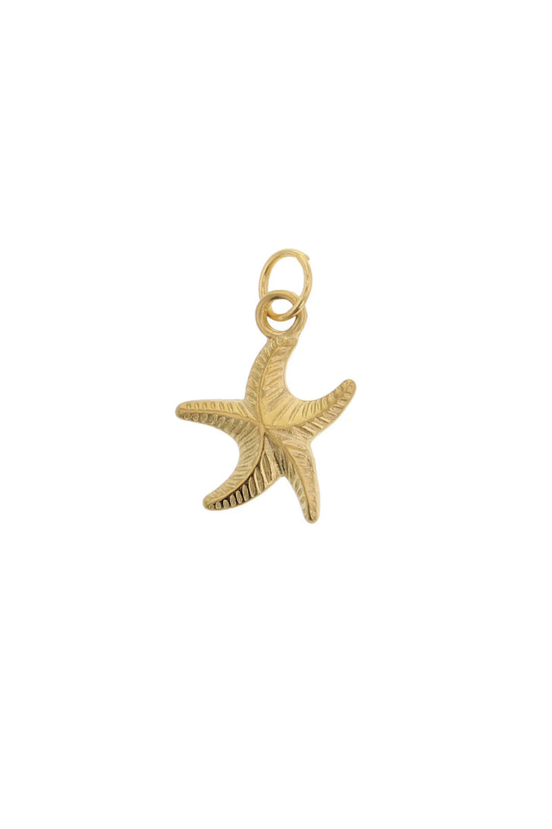 Gold Starfish Charm