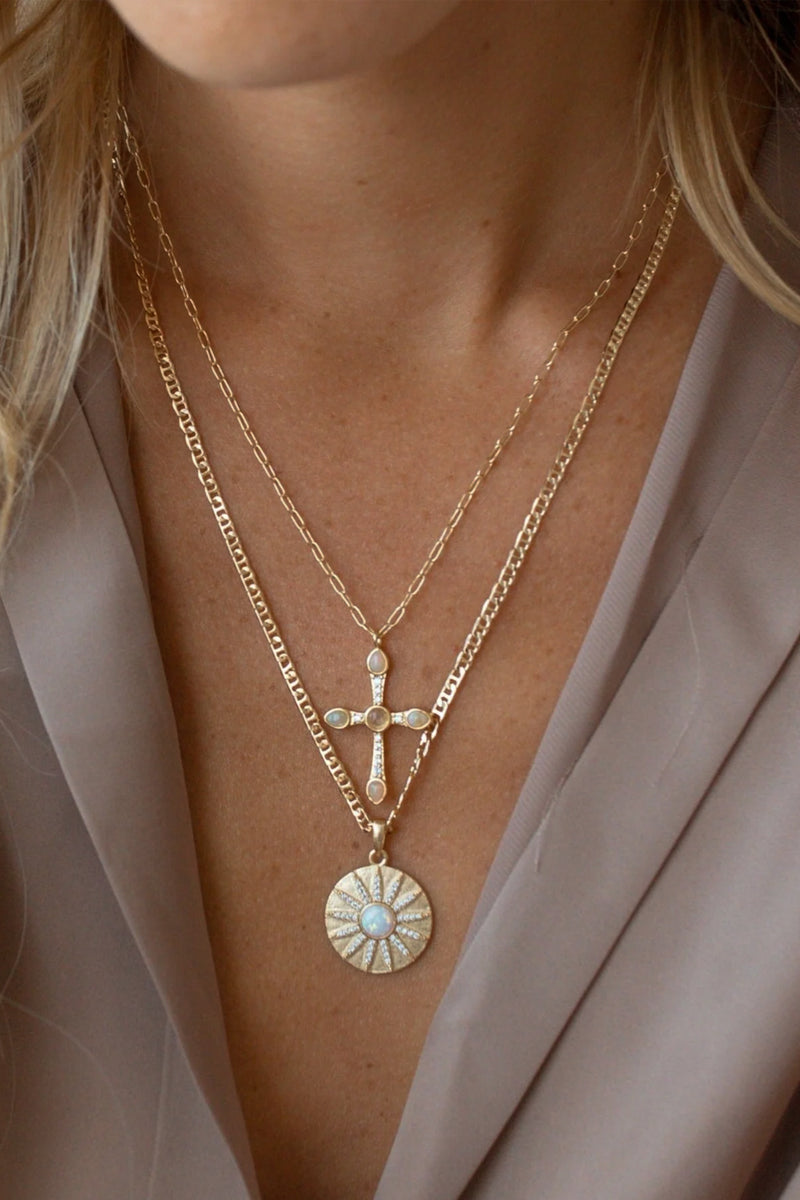 Stargazer Opal Necklace