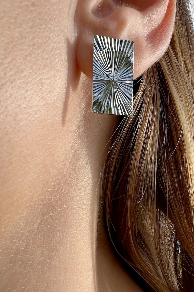 Sunray Earrings - Silver