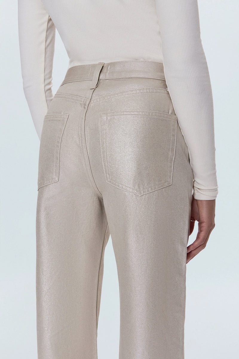 Tate High Rise Bowed Wide Leg Jean