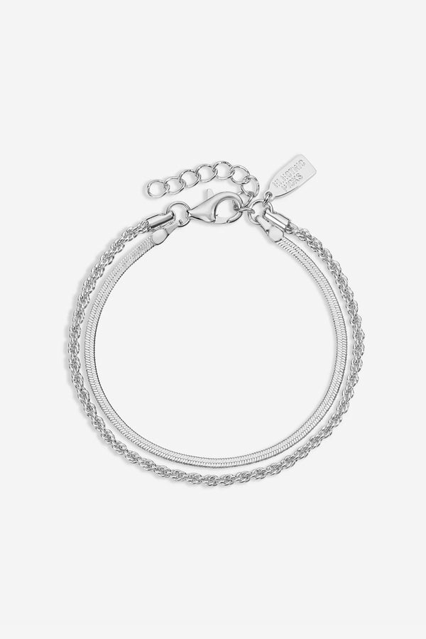 Twice As Nice Bracelet - Silver