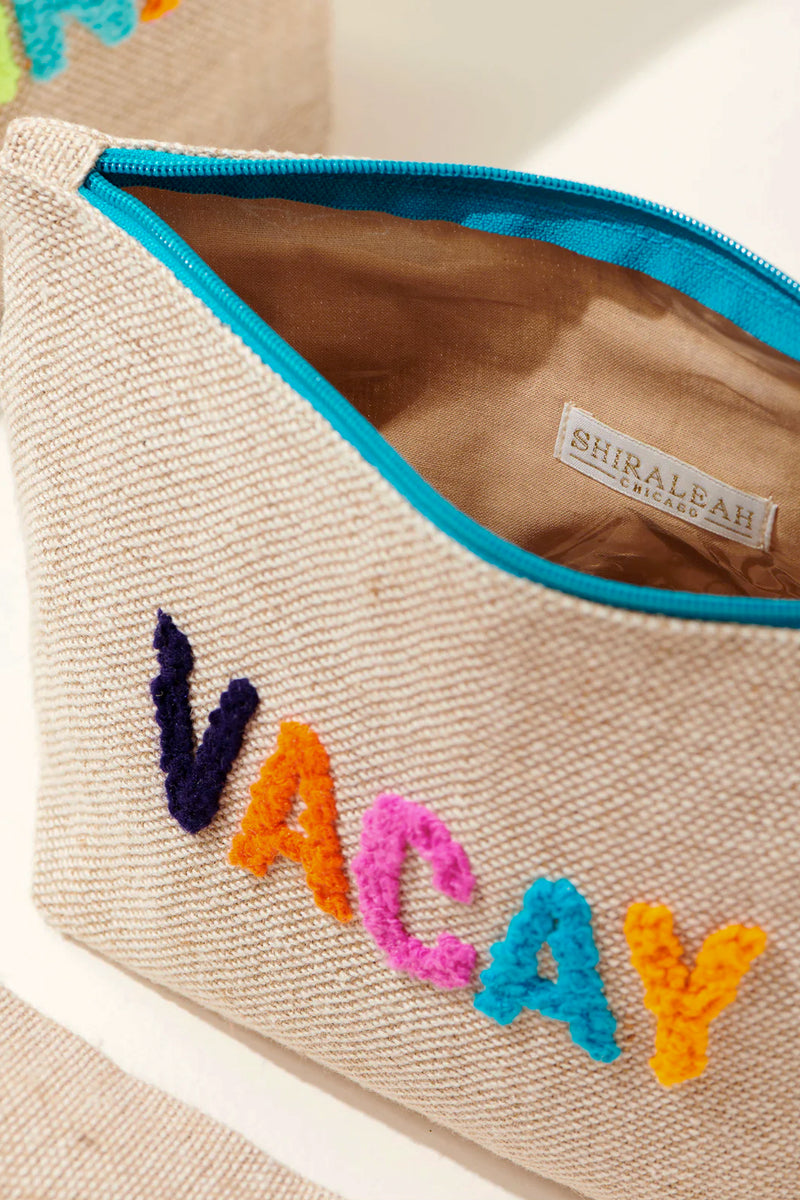 "Vacay" Zip Pouch