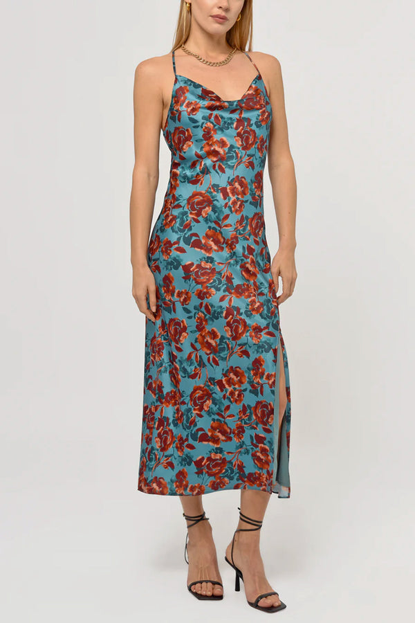 Valencia Eco Satin Slip Dress