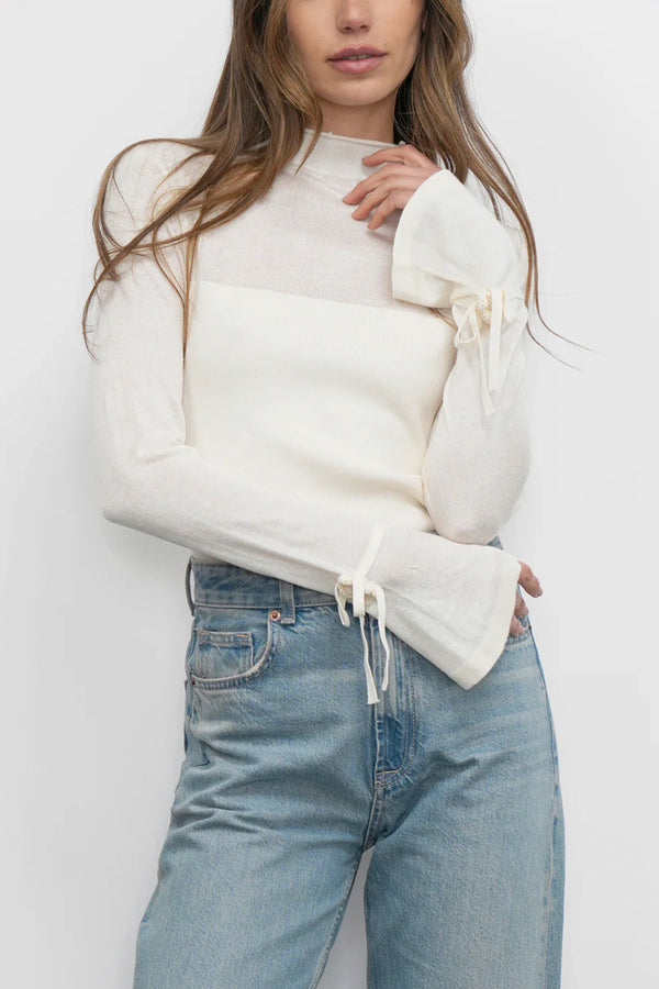 Valerie Sheer Yoke Top