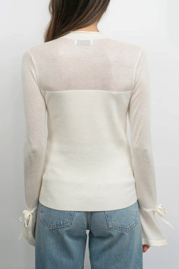 Valerie Sheer Yoke Top