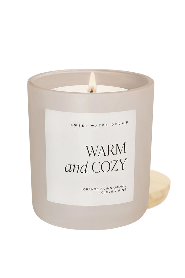 Warm and Cozy Soy Candle - 15oz