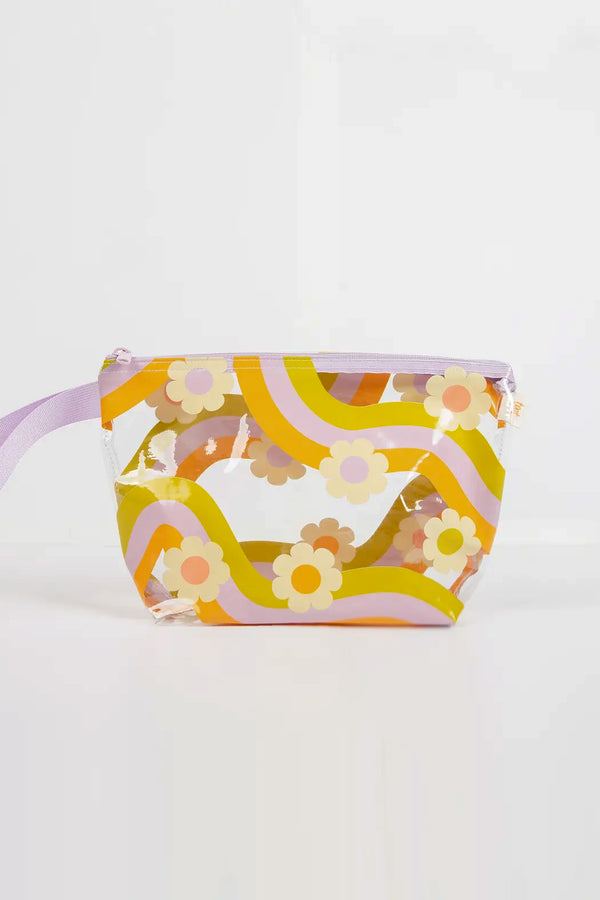 Let's Go Pouch - Wavy Daisy
