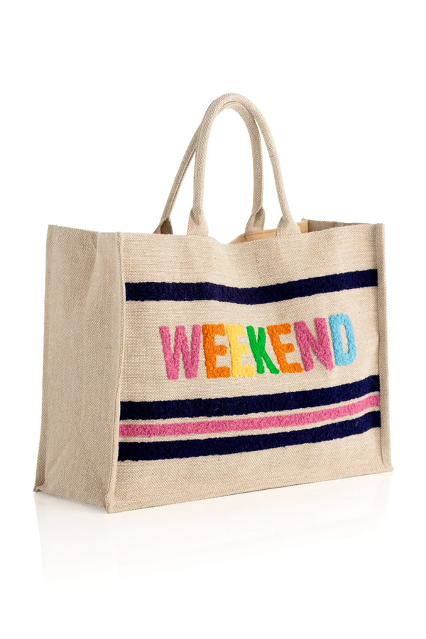 "Weekend" Beach Bag
