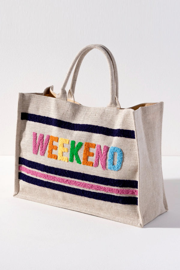 "Weekend" Beach Bag
