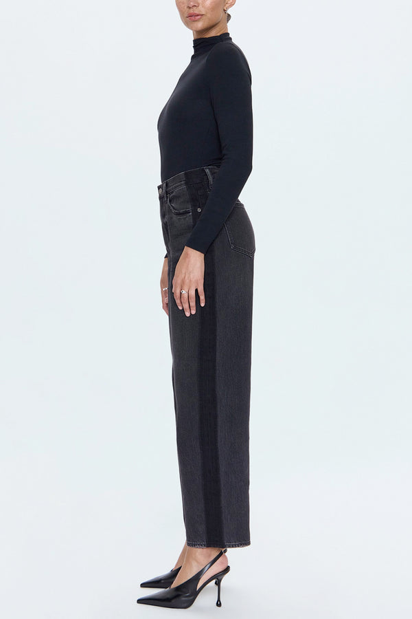 Wes High Rise Barrel Jean