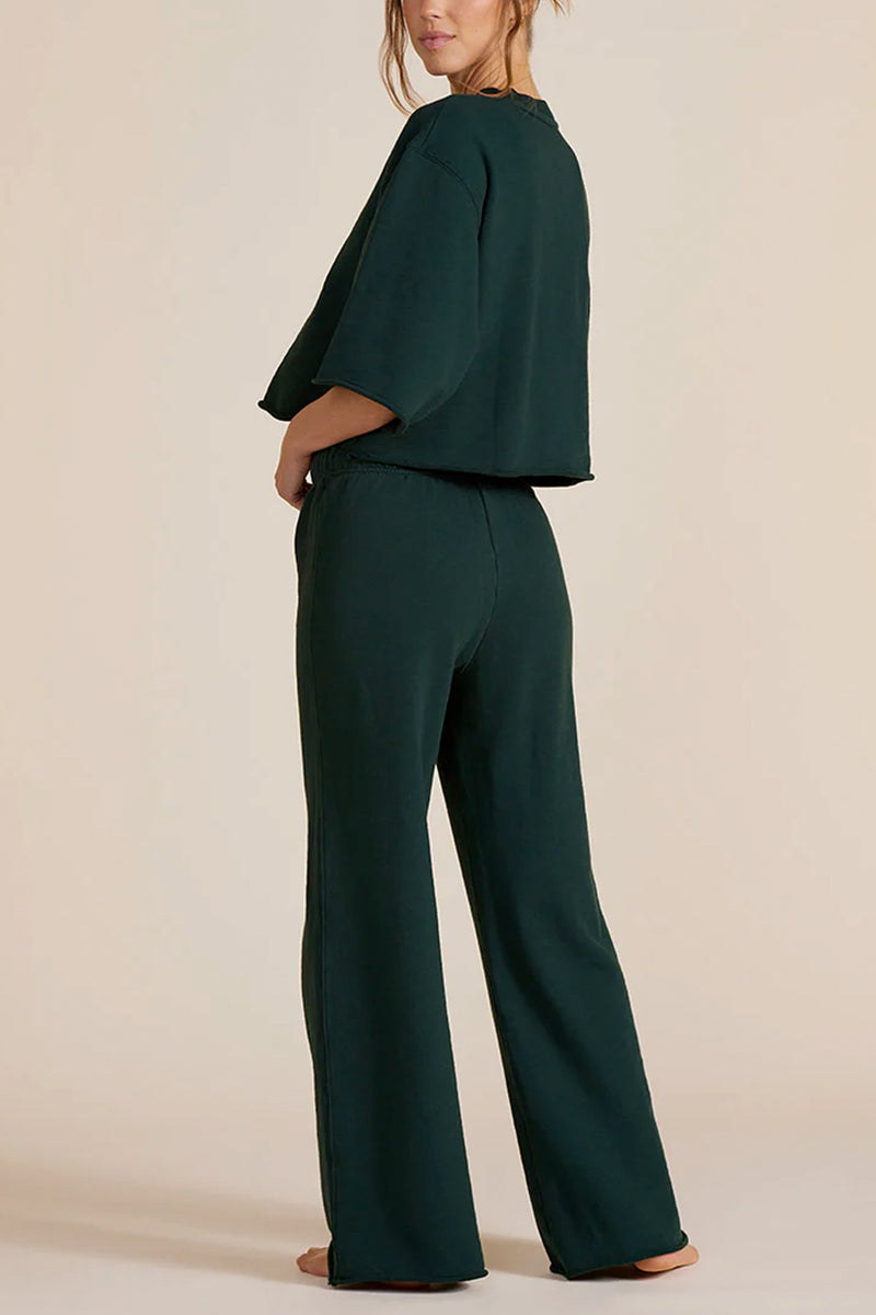 Wide Leg Drawstring Pant