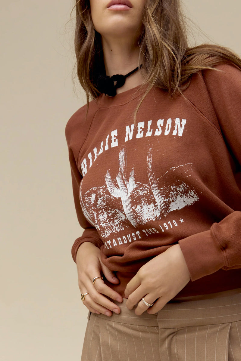 Willie Nelson Stardust Tour Raglan Crew