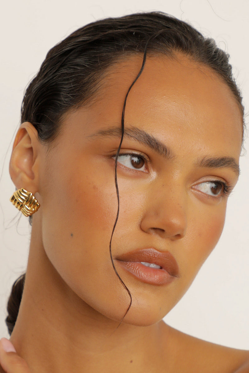 Wind Earrings - Gold