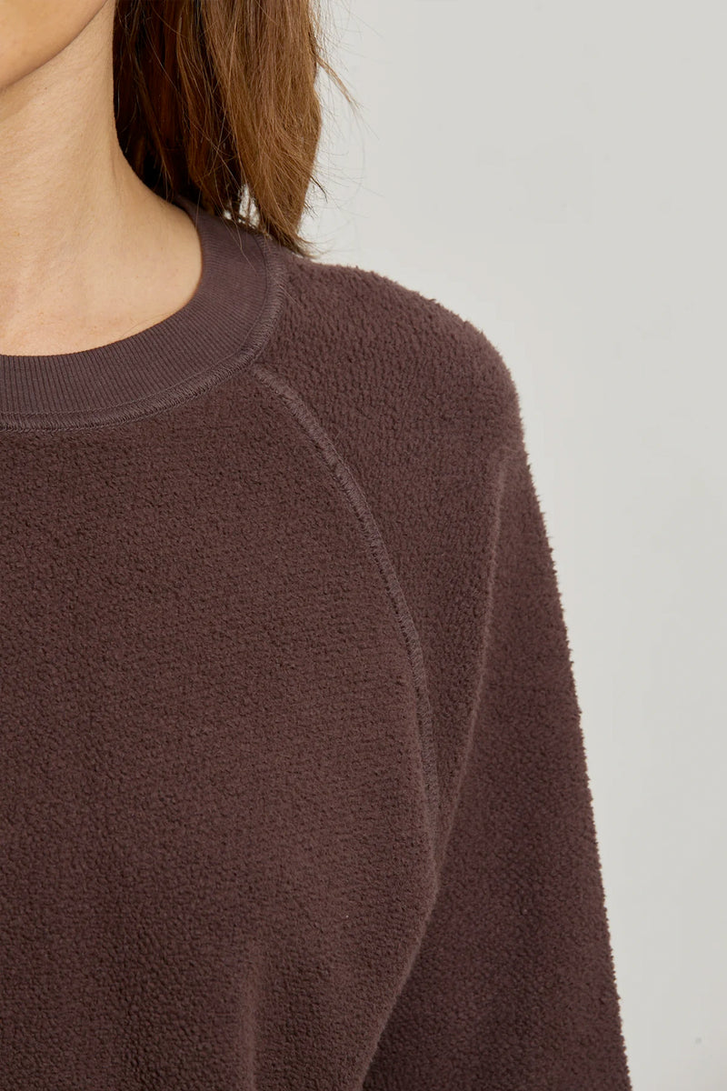 Ziggy Inside Out Fleece Shrunken Crew