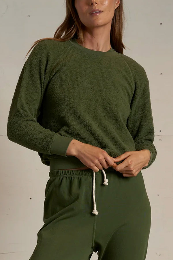 Ziggy Inside Out Fleece Shrunken Crew