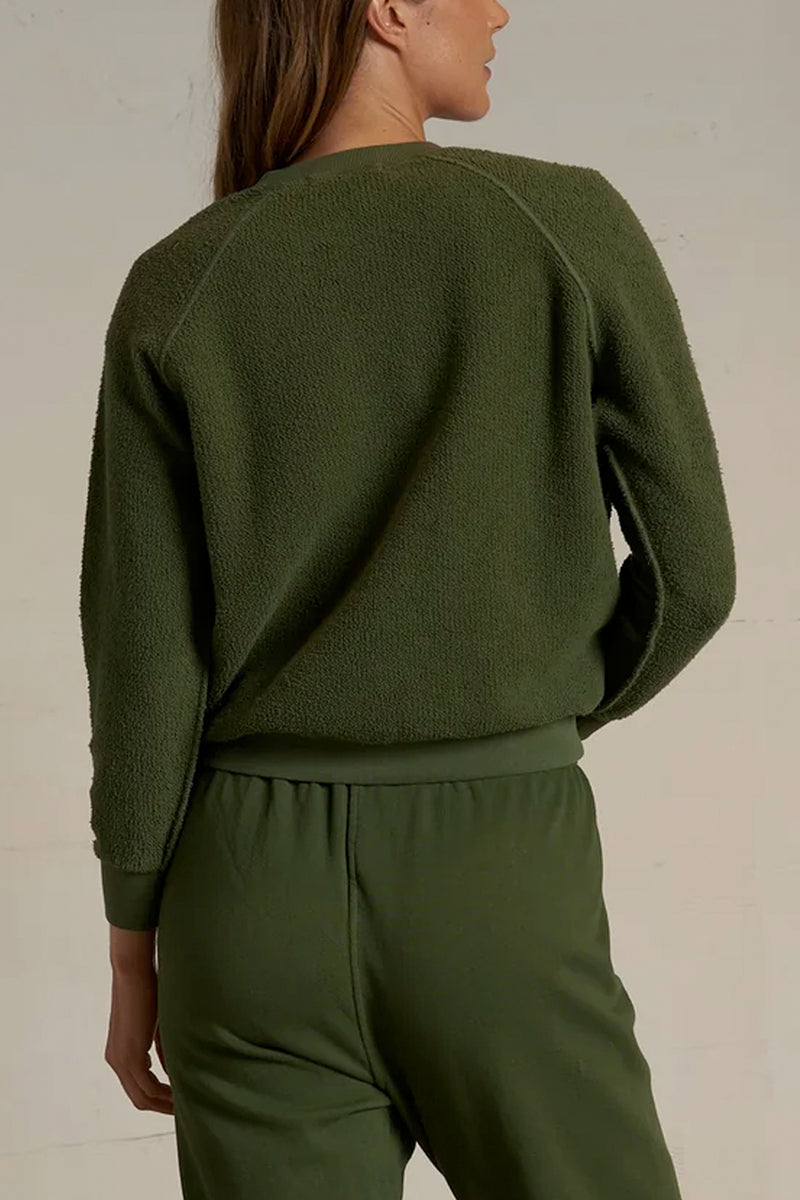 Ziggy Inside Out Fleece Shrunken Crew