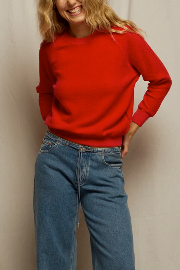 Ziggy Inside Out Fleece Shrunken Crew