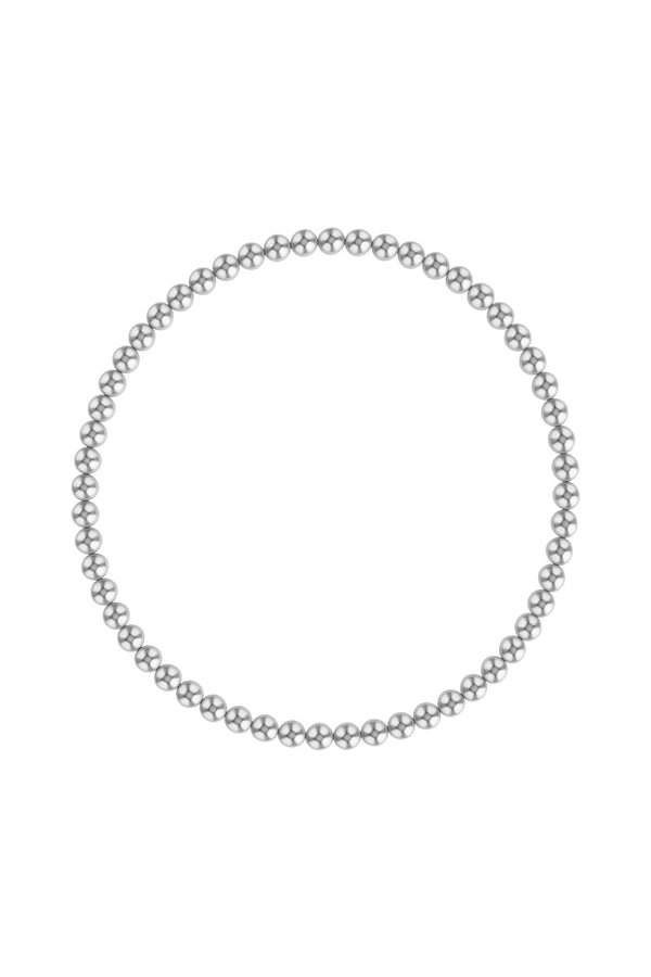 3mm Silver Ball Bracelet