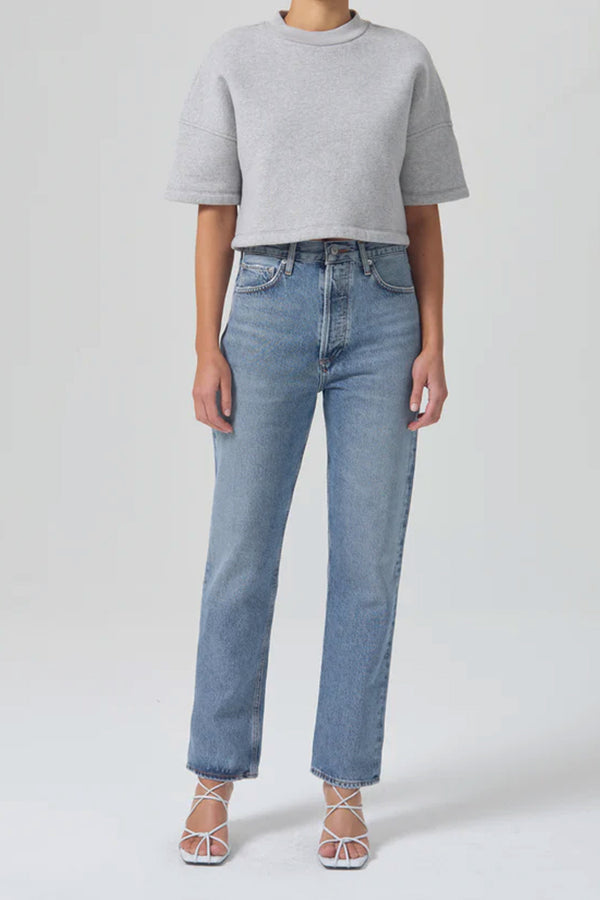 90s Pinch Waist High Rise Straight
