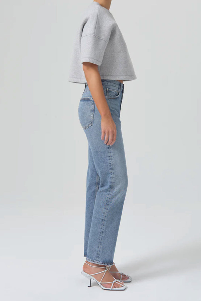 90s Pinch Waist High Rise Straight