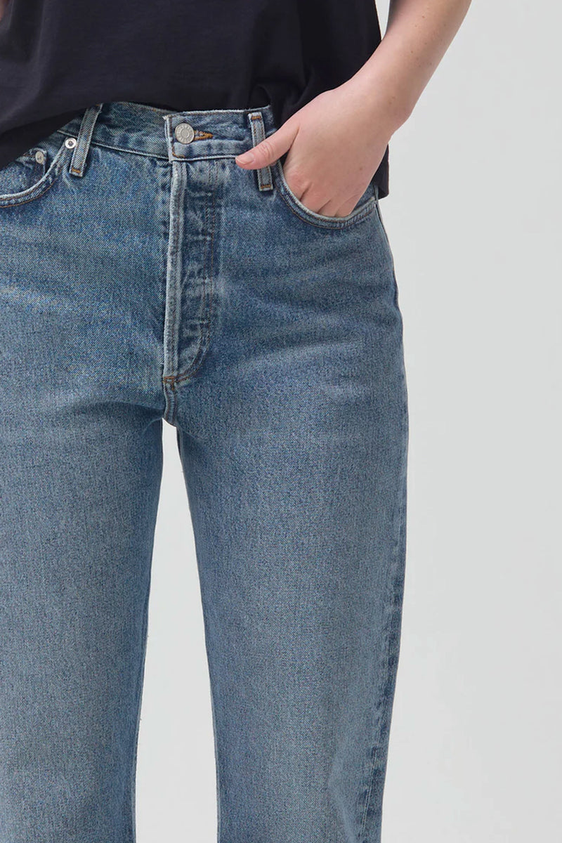 90s Pinch Waist High Rise Straight