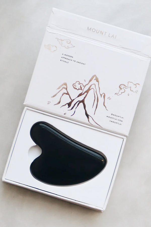 The Black Obsidian Gua Sha Facial Lifting Tool