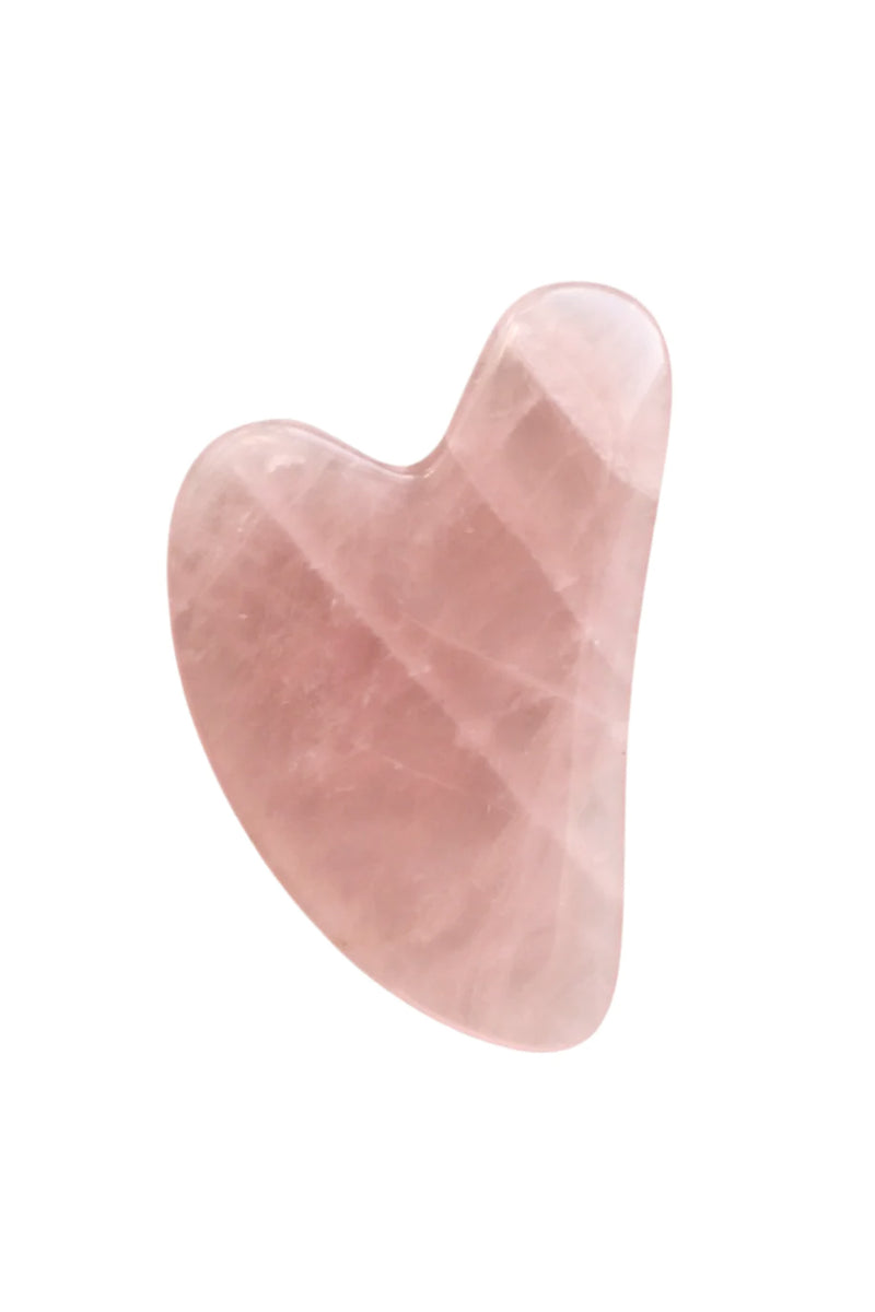 The Rose Quartz Gua Sha Facial Lifting Tool