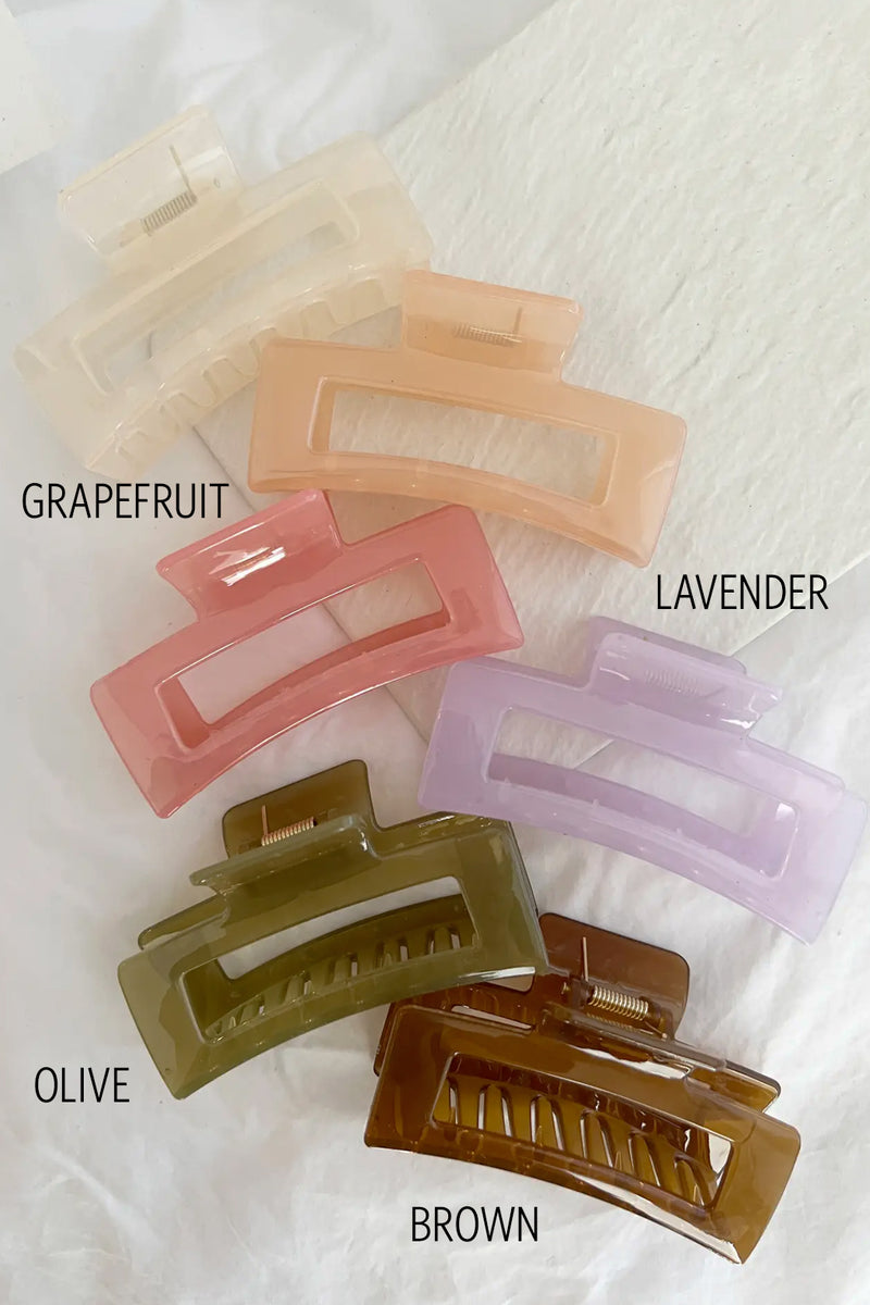 Betty Jumbo Hair Claws - Assorted Colors