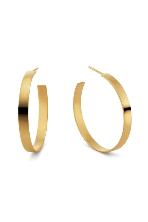Carrie Flat Hoops