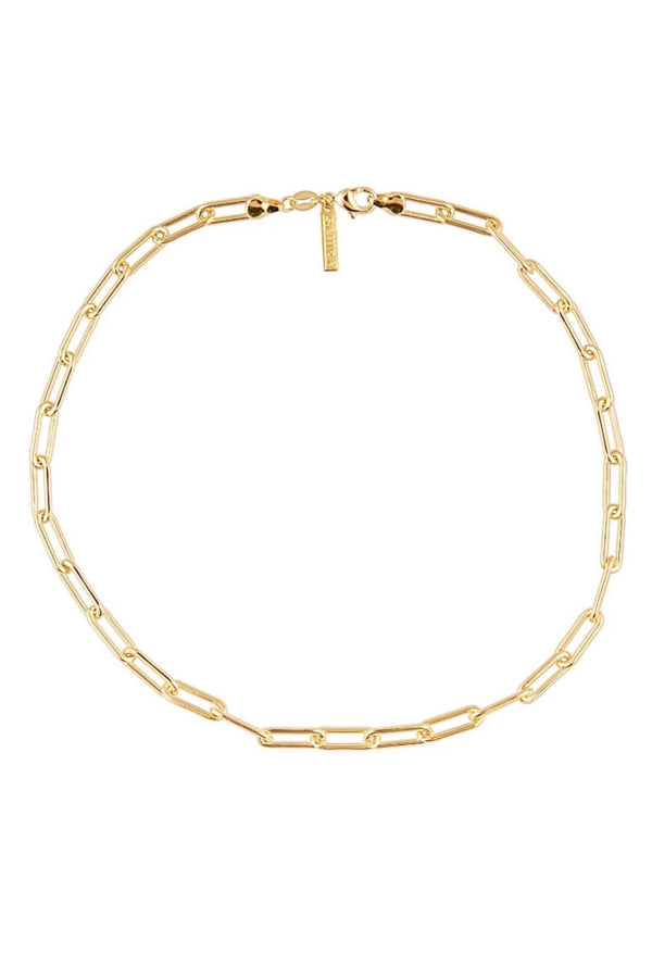 Carrie Paper Clip Link Necklace