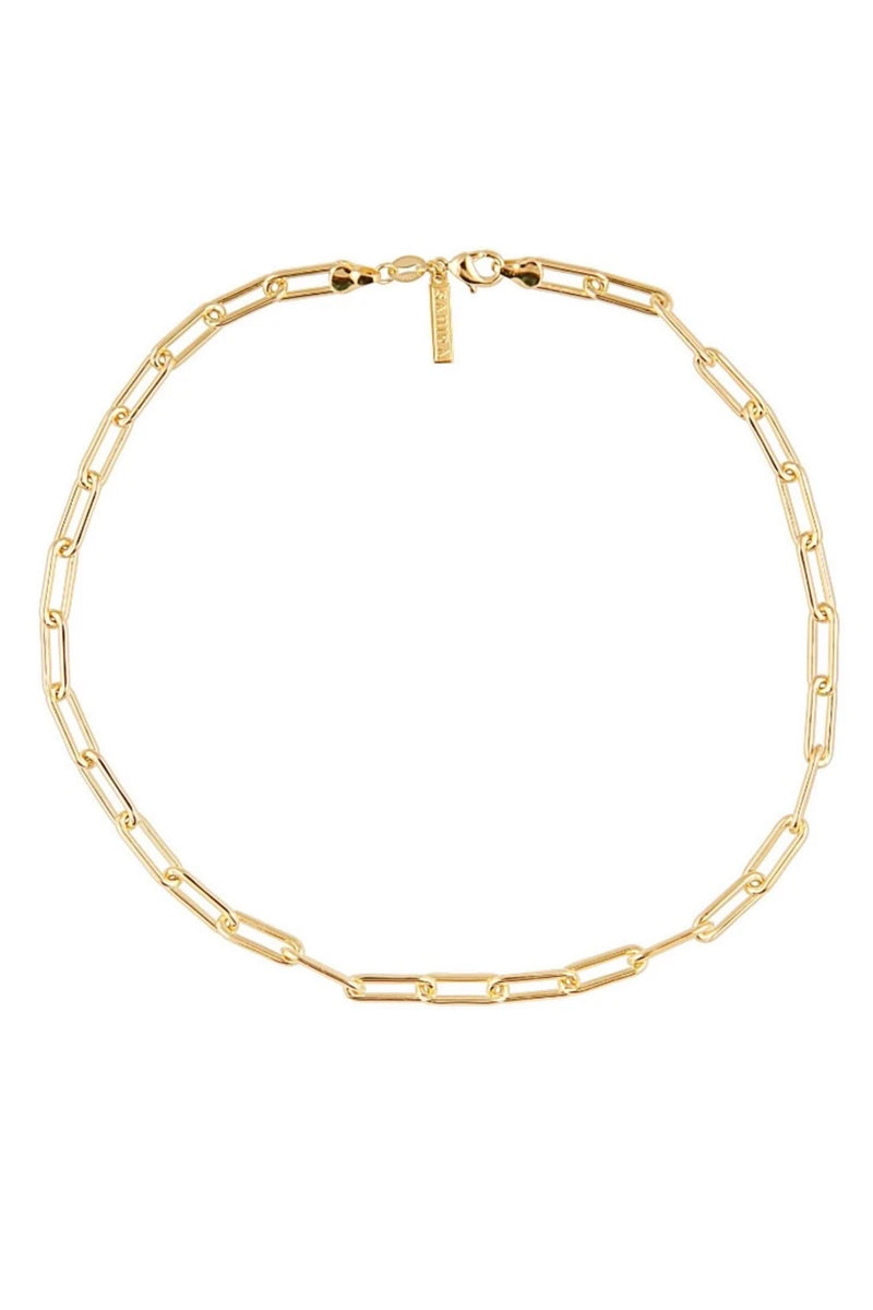 Carrie Paper Clip Link Necklace