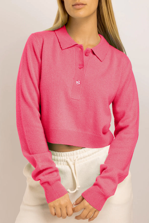 Chiquita Cashmere Crop Polo