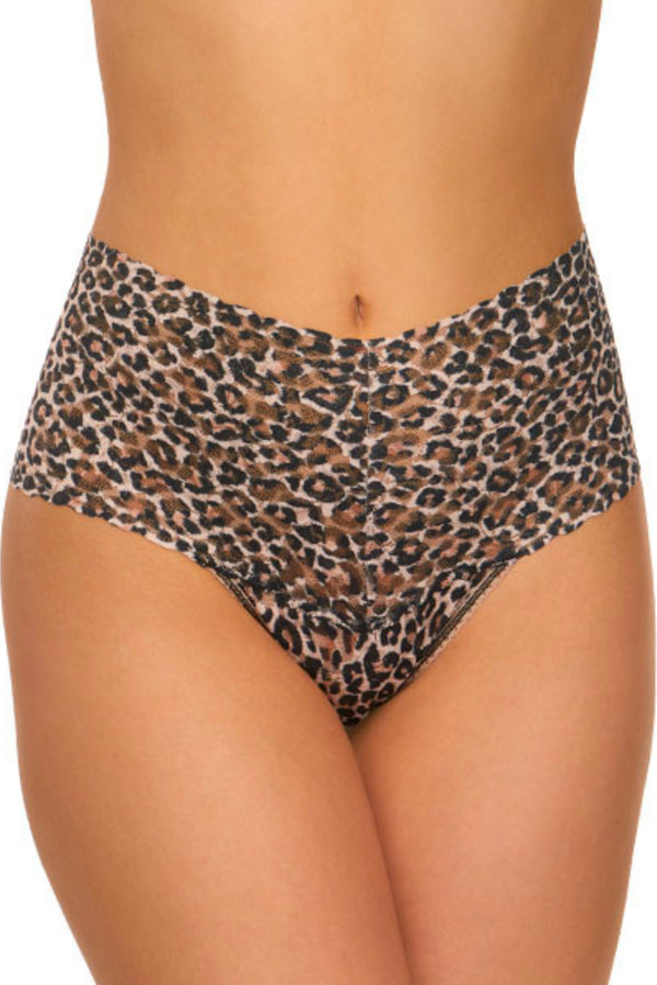Classic Leopard Retro Thong
