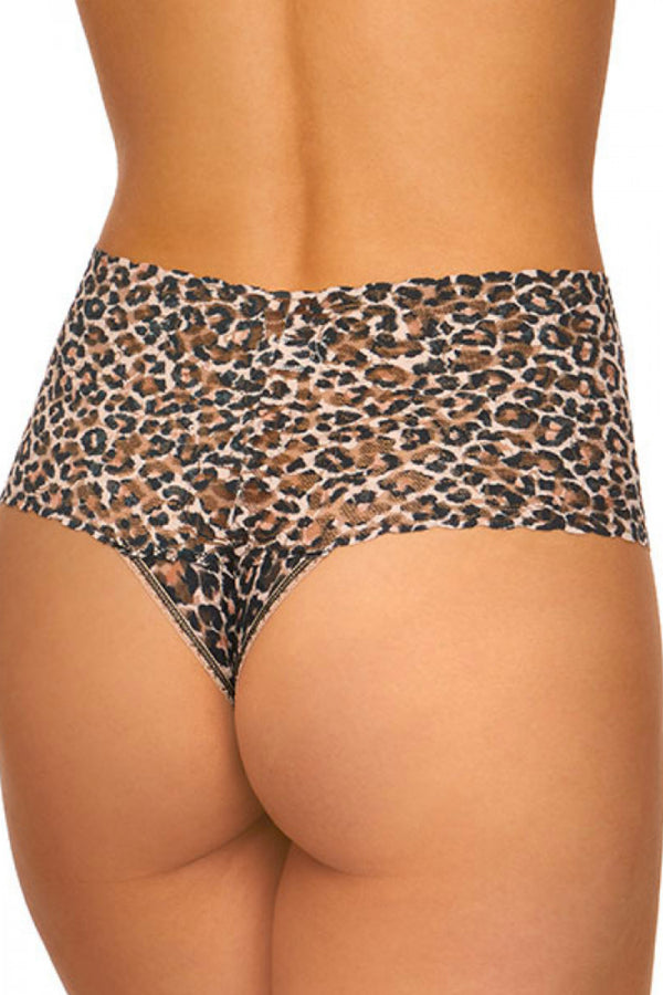 Classic Leopard Retro Thong