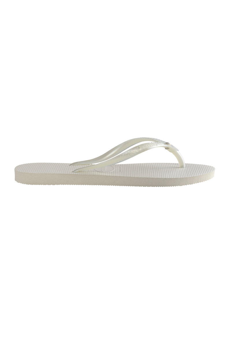 Slim Crystal Glamour Flip Flops