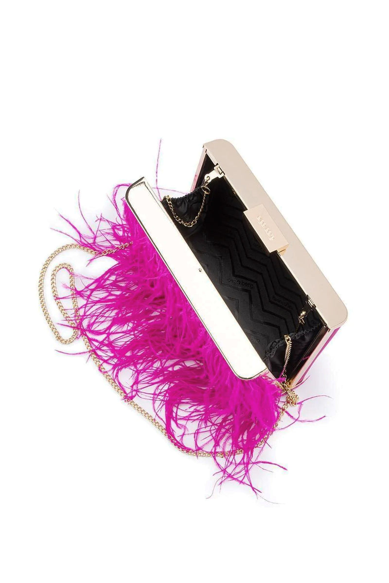 Estelle Feather Clutch
