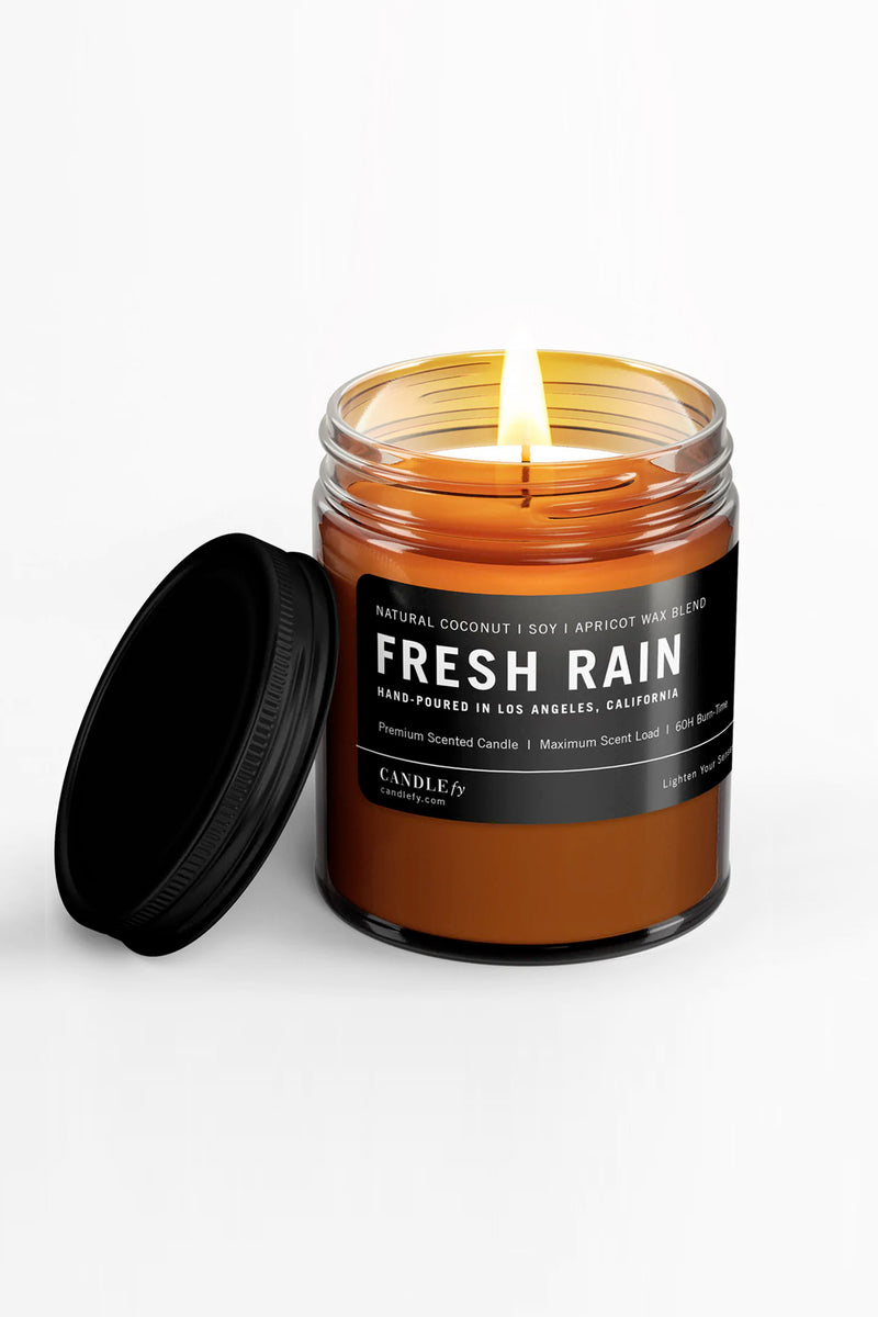 Fresh Rain: Premium Scented Candle
