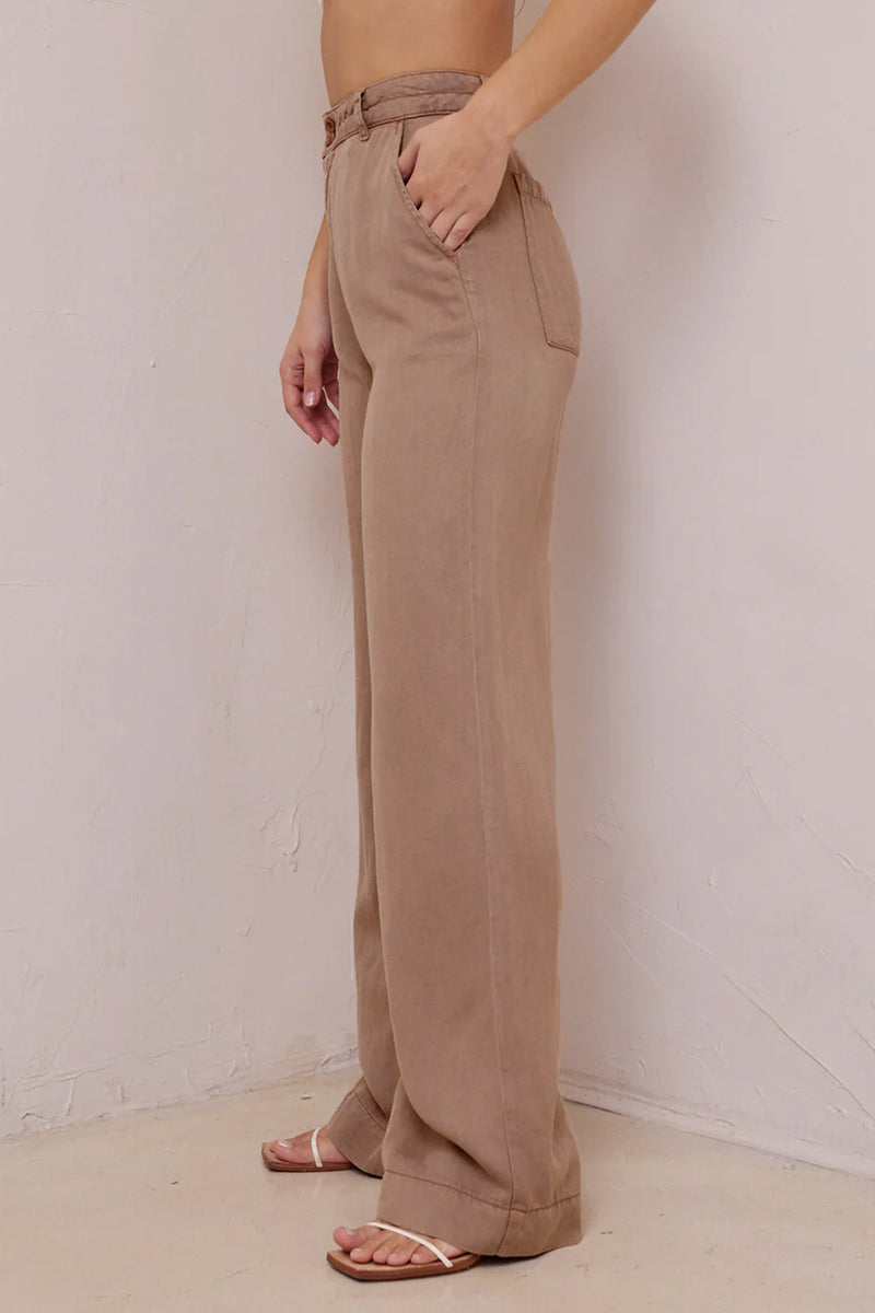Harper Linen High Waist Pant