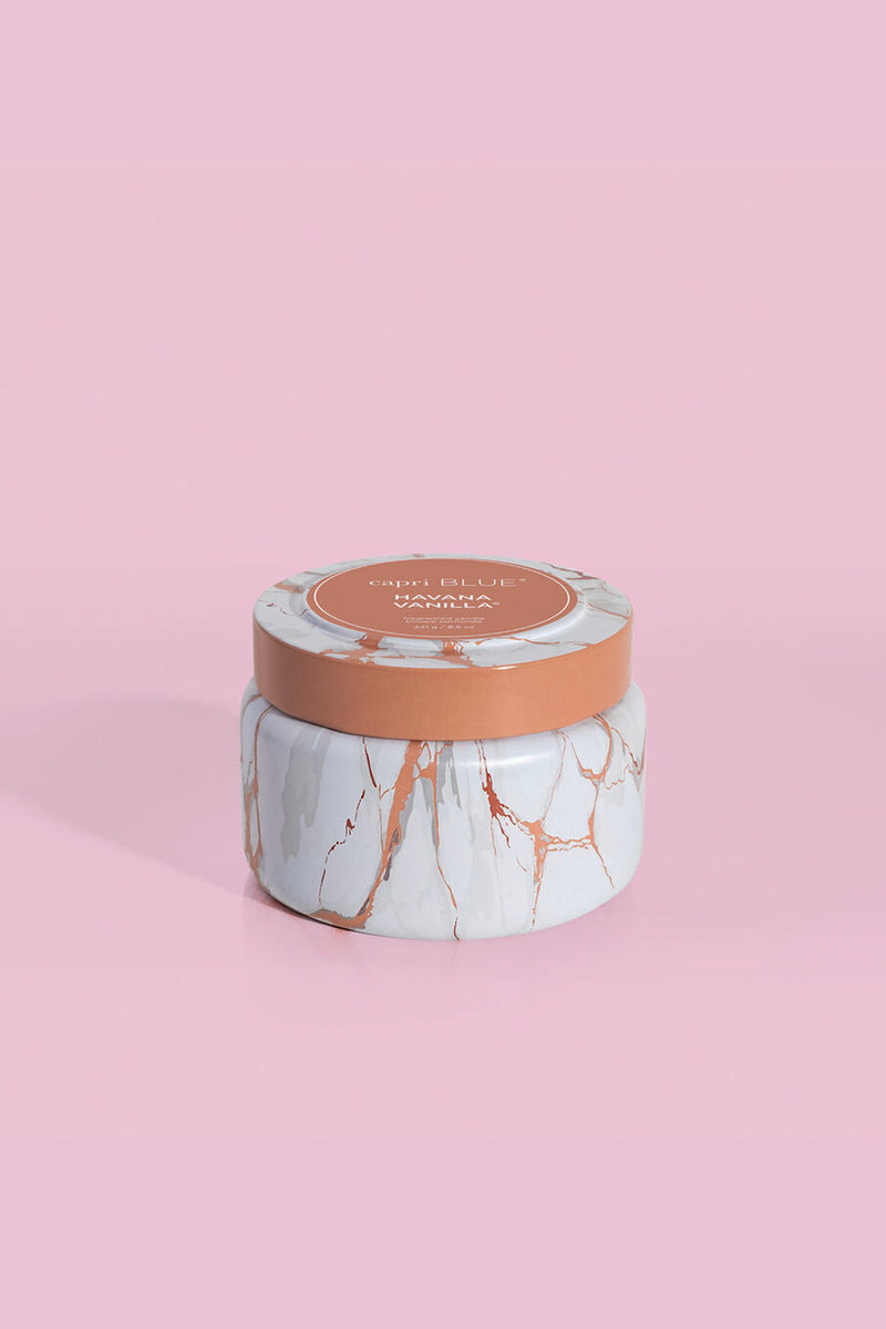 Modern Marble Travel Tin Candles