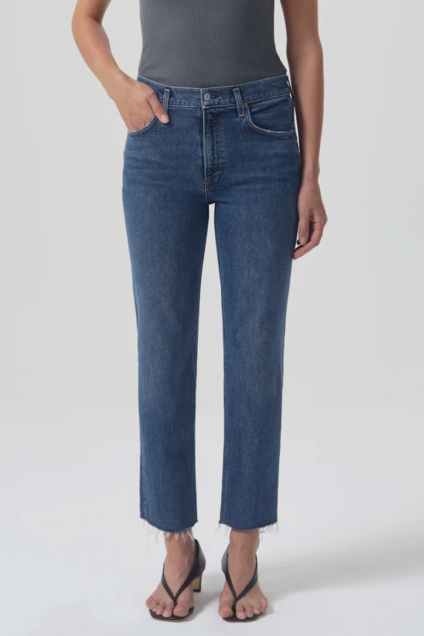 Kye Mid Rise Straight Crop