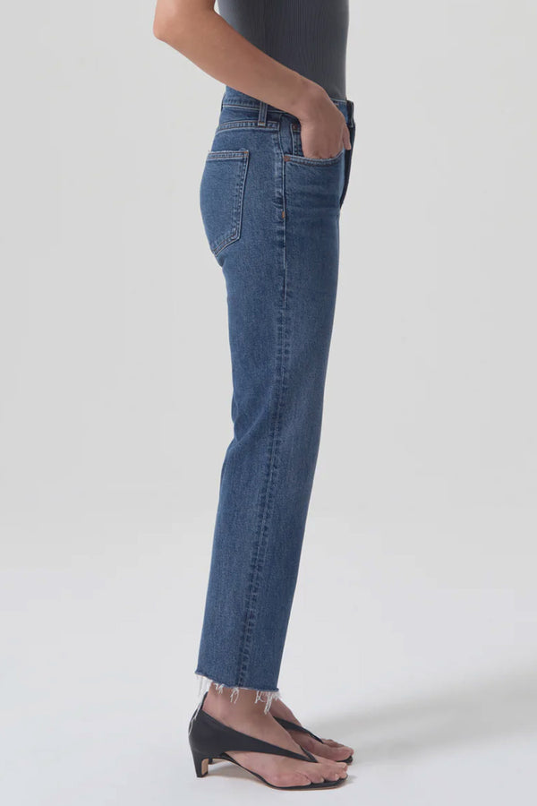 Kye Mid Rise Straight Crop