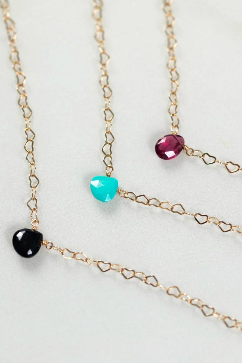 Living for Love Tiny Gemstone Necklace
