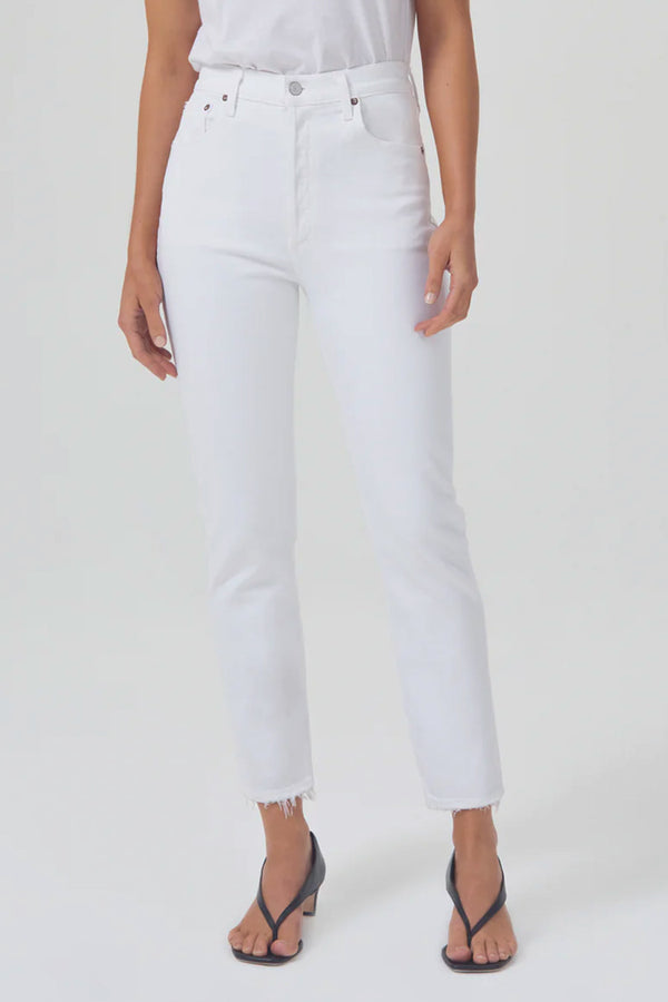 Riley High Rise Straight Crop