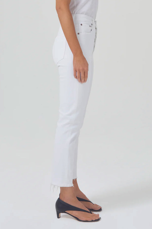 Riley High Rise Straight Crop