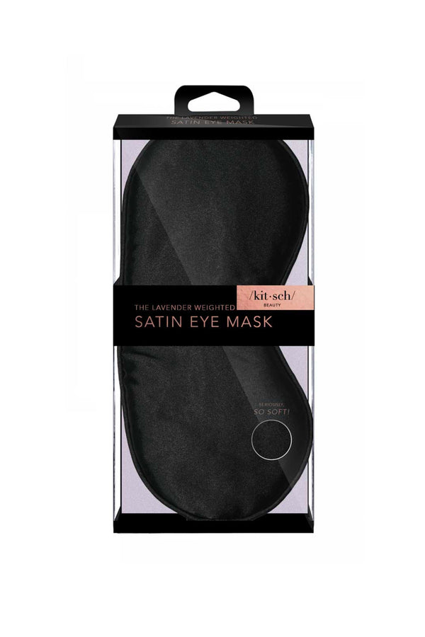Weighted Satin Eye Mask - Lavender