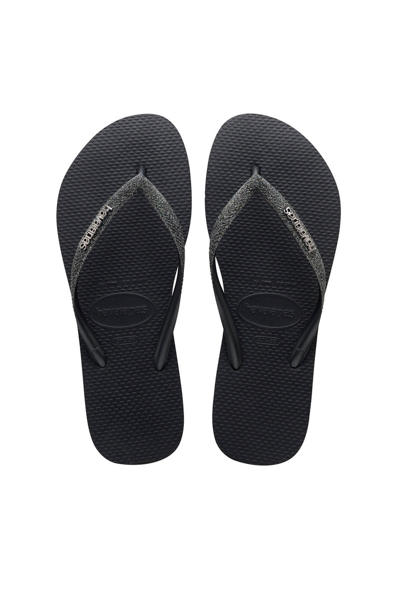 Slim Glitter Flip Flops