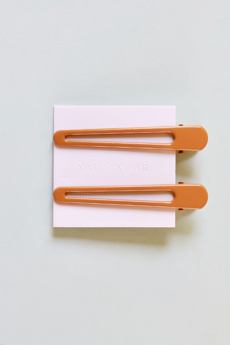 Triangle Hair Clip Duo - Assorted Colors