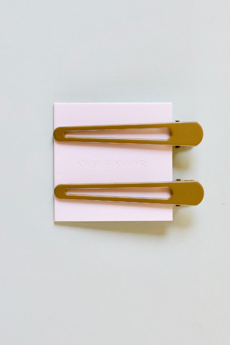 Triangle Hair Clip Duo - Assorted Colors