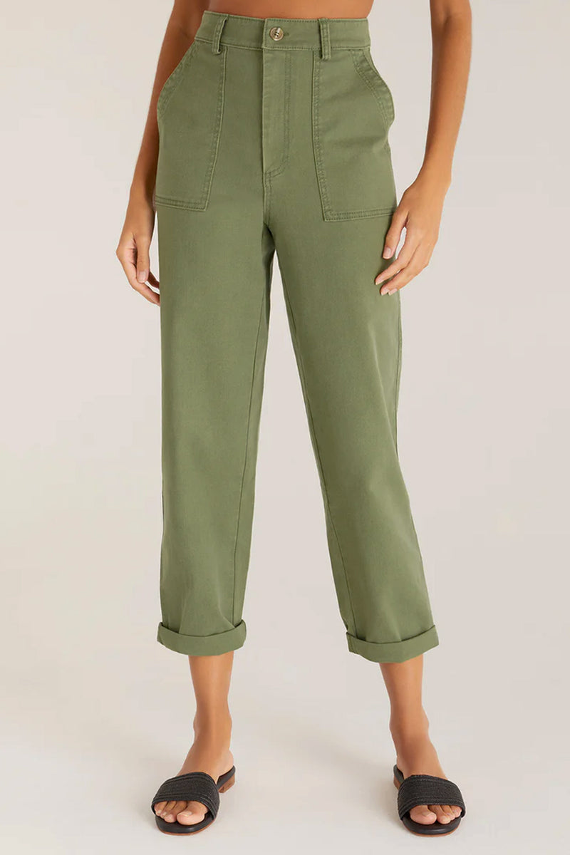 Zoe Cotton Twill Pant